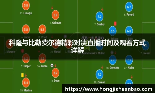 科隆与比勒费尔德精彩对决直播时间及观看方式详解